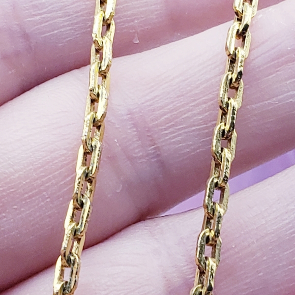 Vintage Long Freirich Small Boxy Necklace Chain - Picture 3 of 7